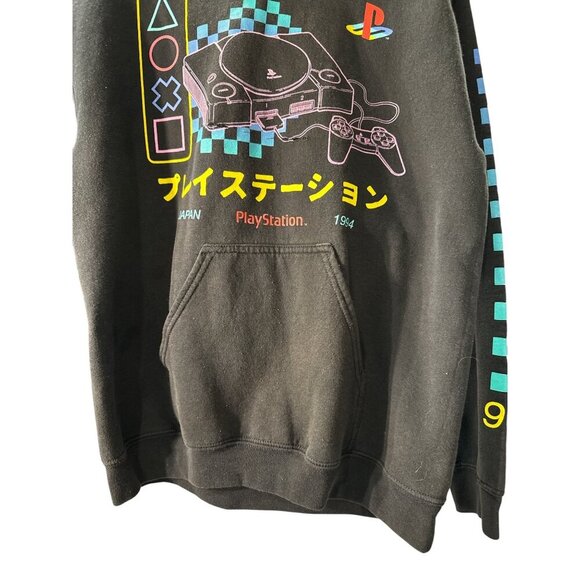 Vintage Playstation Japan 1994 Black Hoodie Size S, Pre-Owned Good Condition - Picture 2 of 7